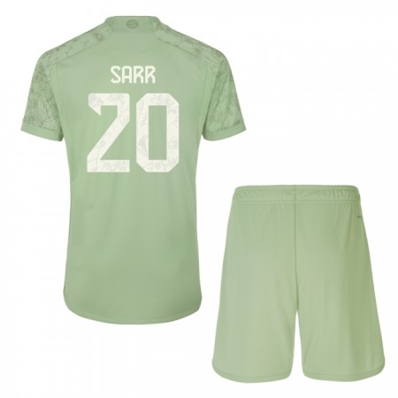 Camiseta de fútbol FC Bayern de Múnich Sarr 20 Niño 3ª equipación 2023-24